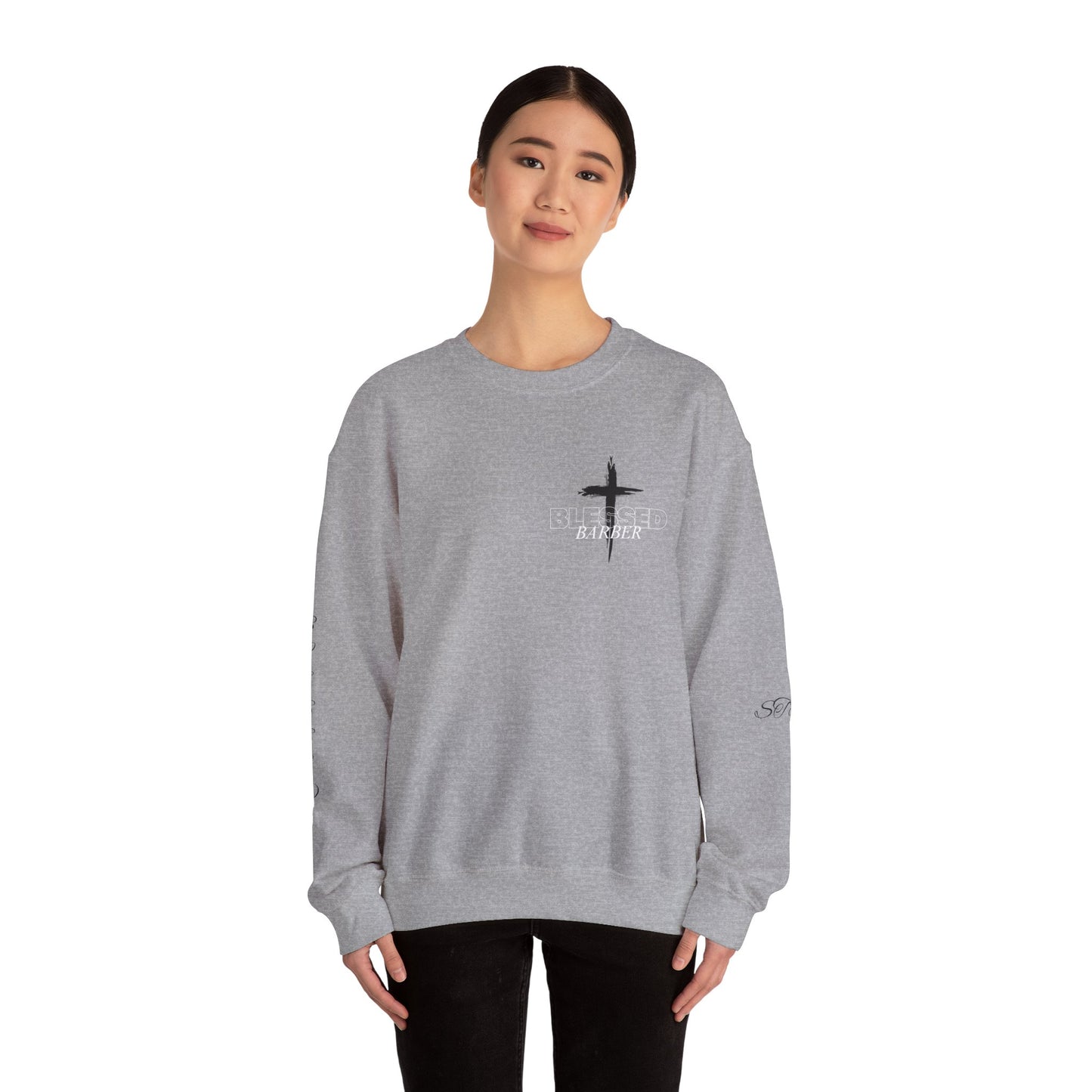 Blessed Barber Crewneck Sweatshirt