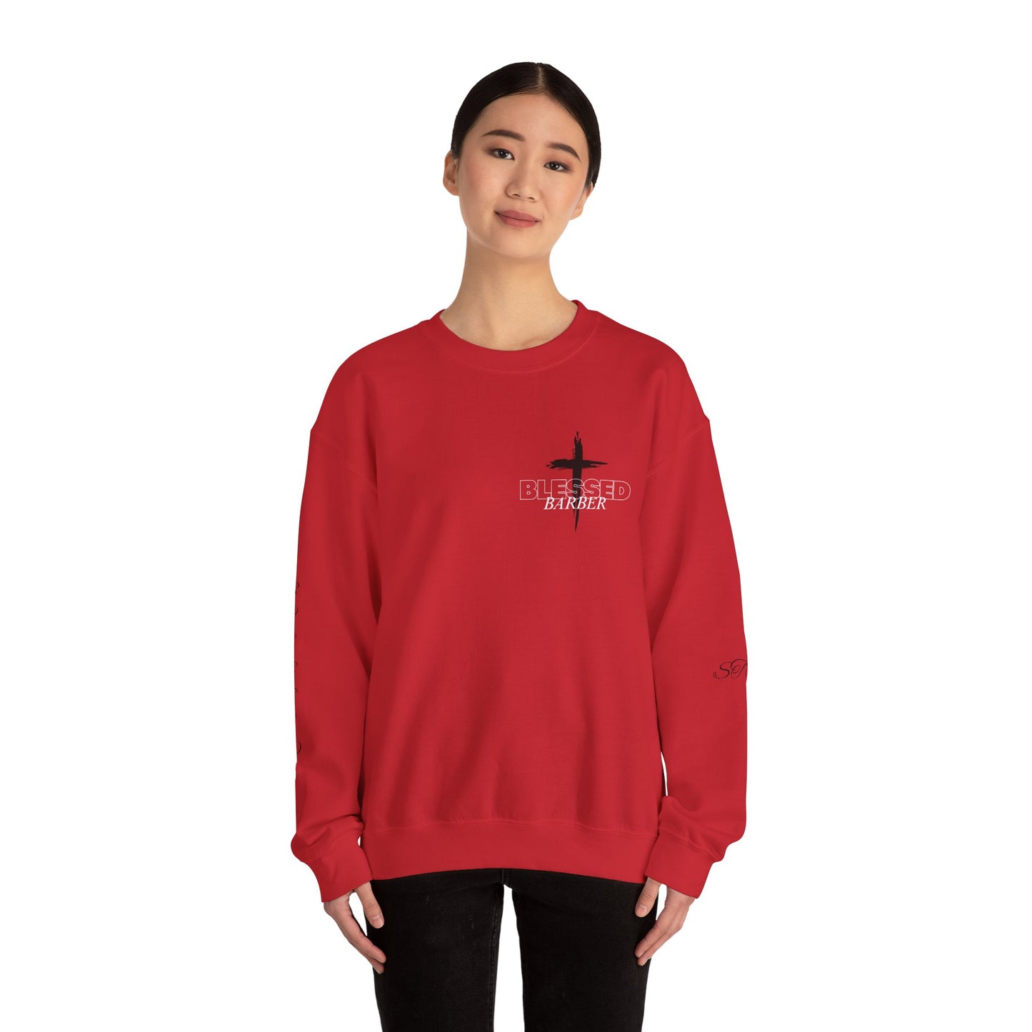 Blessed Barber Crewneck Sweatshirt