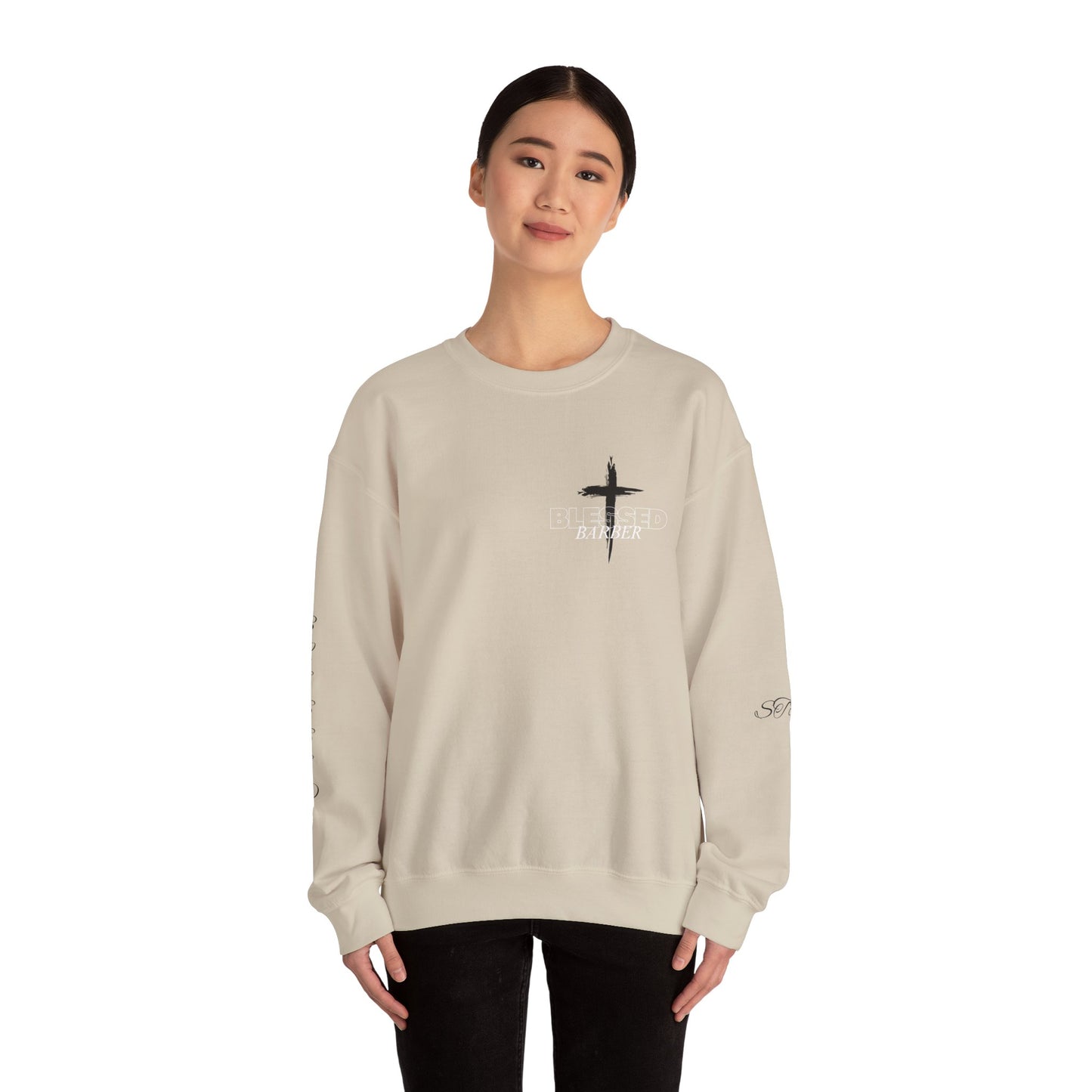 Blessed Barber Crewneck Sweatshirt