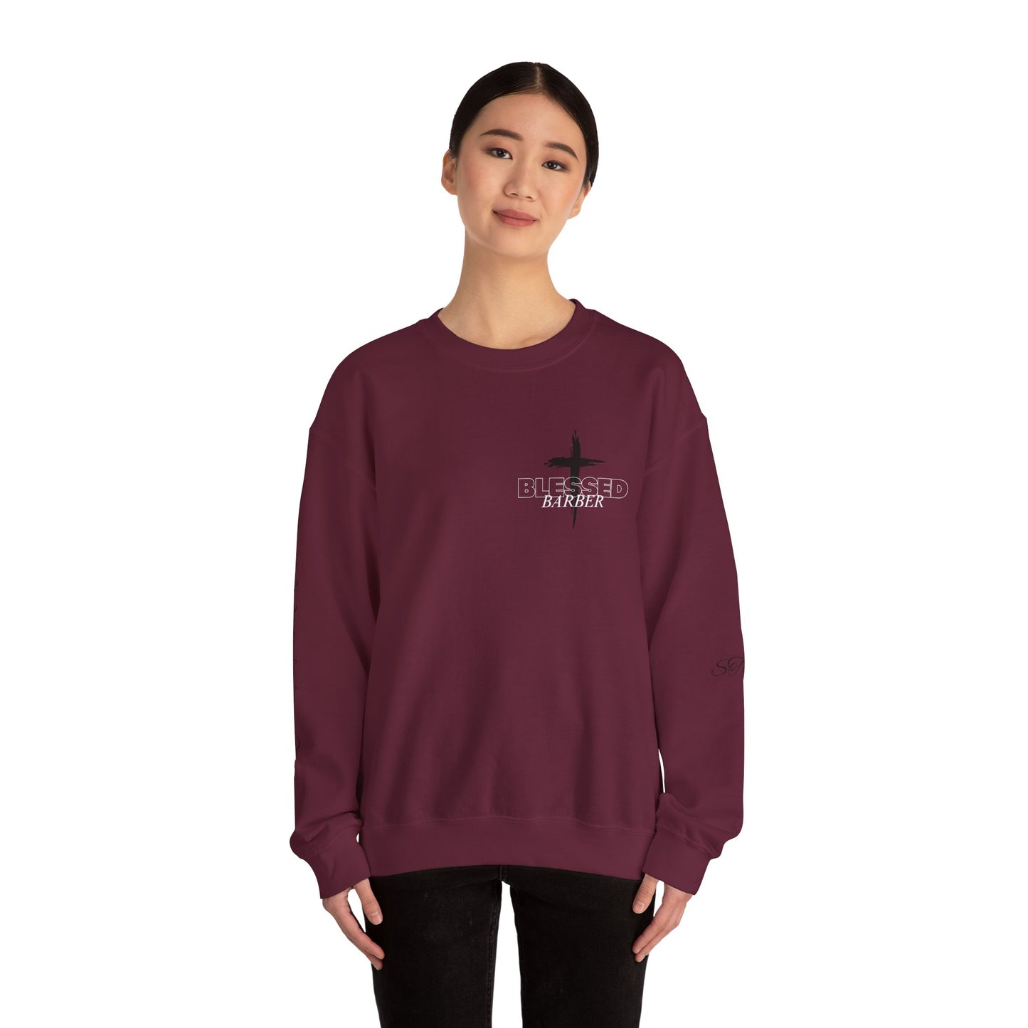 Blessed Barber Crewneck Sweatshirt